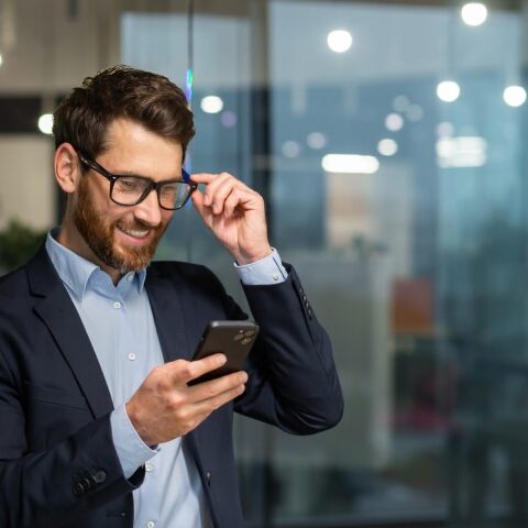 man-looking-at-phone