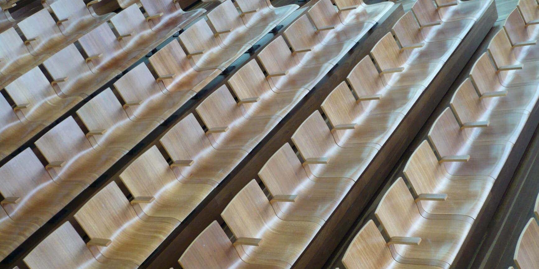 architecture arena auditorium bench