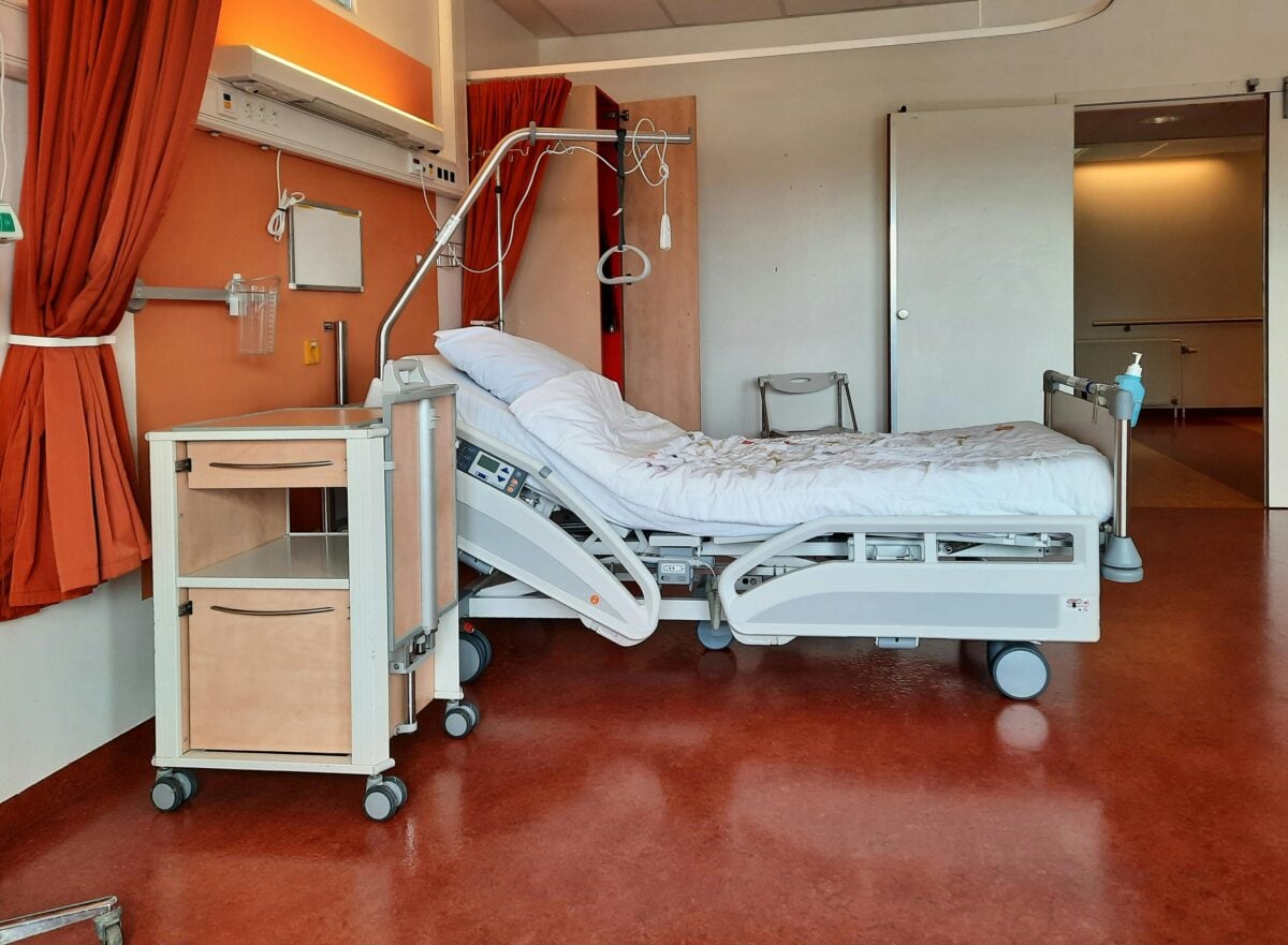 Image of a hospital bed.