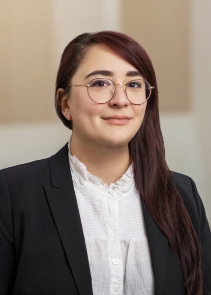 Headshot of Elena Zoniadins.