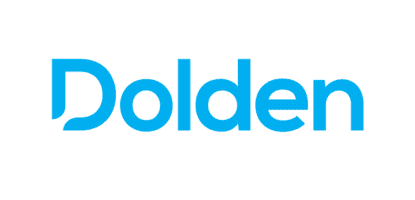 Dolden company logo in blue