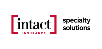 Intact Insurance Specialty solutions in black and red